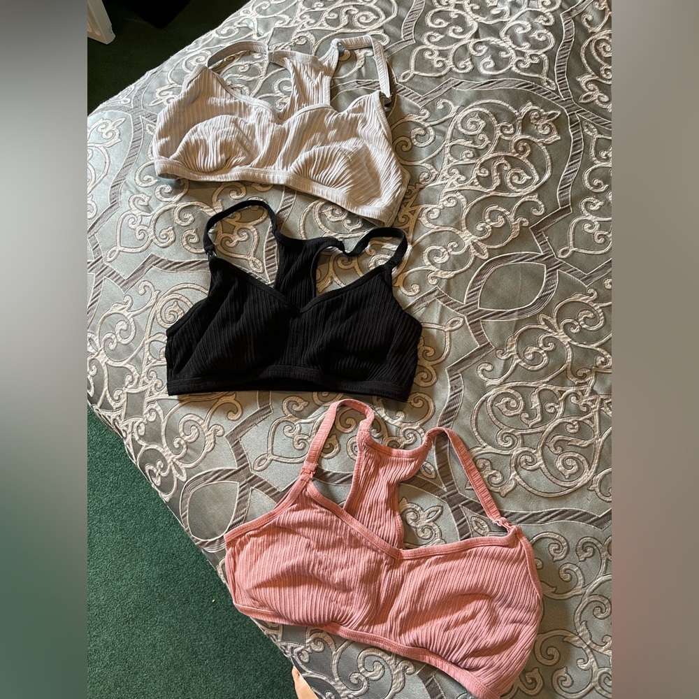 3 Auden nursing bralettes